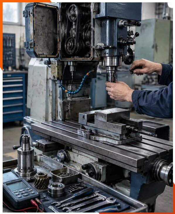 Ремонт промышленных сверлильно-фрезерных станков в Стрежевом