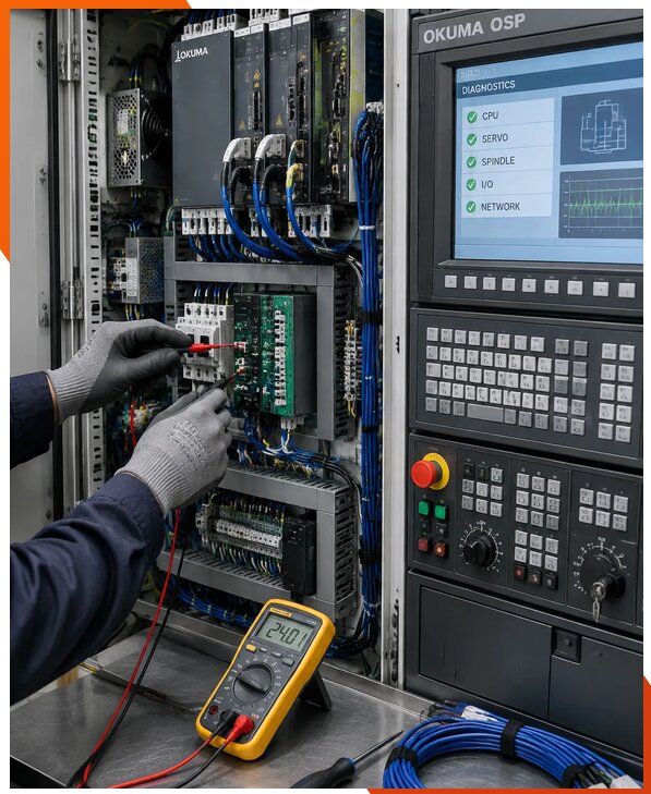 Ремонт систем ЧПУ Okuma OSP в Стрежевом